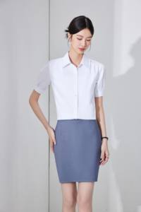 ホテルマネージャー受付女性用シャツプロフェッショナルビジネスワークウェア制服（ホスピタリティレセプションオフィス用） - Product Image 4