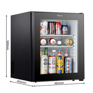 Refrigerador de Adsorción Green.W de 60L para <span class=keywords><strong>Mini</strong></span> Bar de Hotel, Sin Escarcha, Eficiente Energéticamente, Portátil, de Acero Inoxidable, para Uso Comercial - Product Image 1