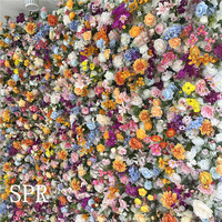 Bouquet de demoiselles d'honneur SPR, décoration de mariage, taille personnalisée, panneaux de fleurs en soie décoratifs, fleurs artificielles, fête des mères, Noël