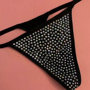 Culottes Sexy Personnalisées pour Femme avec Strass Scintillants, Vente en Gros - Product Image 2