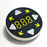Módulo de Pantalla LED Profesional Personalizado de 7 Segmentos para Máquina de Baile, Panel Redondo de 46 mm para Controladores de Plataforma de Baile