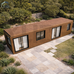 Aménagement personnalisé contemporain 40 pieds préfabriqué 3 chambres à coucher expédition conteneur modulaire idées de <span class=keywords><strong>maison</strong></span> de vie - Product Image 3