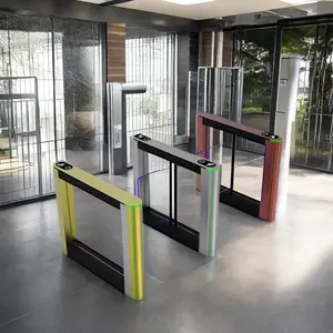 Intelligent Card Reader High-Speed Security Swing Barrier Turnstile For Subways Libraries Gyms Hotels