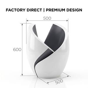 Macetero Grande de FRP, Macetero de Fibra de Vidrio <span class=keywords><strong>para</strong></span> Árboles, Macetero Creativo con Forma Única <span class=keywords><strong>para</strong></span> Exteriores, Macetero Comercial OEM <span class=keywords><strong>para</strong></span> Hoteles, Centros Comerciales, Plazas, Color Personalizado - Product Image 6