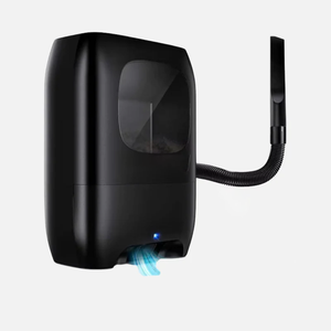 Poubelle électrique sans contact pour salon de coiffure, stationnaire, avec réservoir de poussière de 7 L, <span class=keywords><strong>aspirateur</strong></span> pour balayage en salon de coiffure - Product Image 1