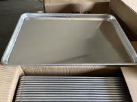 Plateau de cuisson en aluminium, plaque de cuisson en alliage d'aluminium de qualité alimentaire, plaque de cuisson rectangulaire pour boulangerie, restaurant, cuisson commerciale