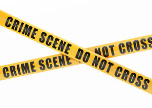 Nastro di Delimitazione Giallo e Nero 'Scena <span class=keywords><strong>del</strong></span> <span class=keywords><strong>Crimine</strong></span>, Non Attraversare' da 1,5 Mil - Product Image 3