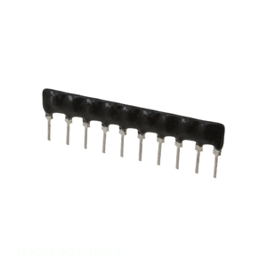 Condensateur à traversée de circuit (THC) 10000pF 50V X7R 10SIP, référence 4610M-902-103LF, de la gamme fabricant CAP ARRAY - Product Image 1