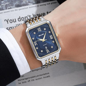 BELLAES 2024 nuevo diseño <span class=keywords><strong>Super</strong></span> Popular reloj cuadrado esfera romana calendario reloj de cuarzo resistente al agua hombres diamante relojes de pulsera de lujo - Product Image 6