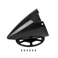 Hélice de Fibra de Carbono Premium de 2.75 Pulgadas (94.5mm) para Avión RC, Cono de Nariz con Orificio Central de 8mm y Placa de Montaje
