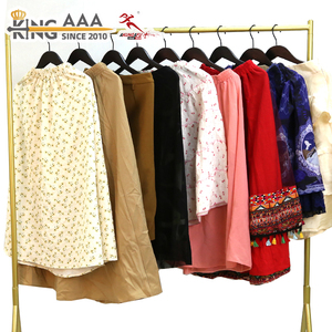 Kingaaa กระโปรงผ้าฝ้าย<span class=keywords><strong>ส</strong></span>ำหรับผู้หญิงกระโปรงทรงก้อนผสมสีเหลืองมะม่วง - Product Image 1