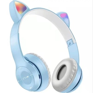 Audífonos con Orejas de Gato P47m con Luz LED, Precio de Fábrica, Audífonos Inalámbricos Bt5.0 con Micrófono, Audífonos Estéreo HIFI para Niños y Niñas, para Deportes y Juegos - Product Image 2