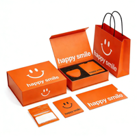 Boîtes d'emballage rigides pour aligneurs personnalisés avec logo de clinique dentaire, ensembles d'aligneurs, boîtes d'emballage en papier avec sac en papier et boîte