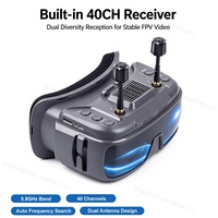 Lunettes FPV DMKR VR200 authentiques 5,8 GHz abordables 0-700 °   DVR HDMI 40 canaux 3,5 pouces 1024*600 avec dioptrie, vente en gros
