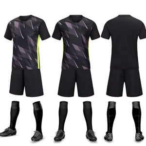 Maillot de football scolaire, uniforme, veste en coton/bambou/spandex, couleurs personnalisées, logo, compétition scolaire, entraînement - Product Image 3