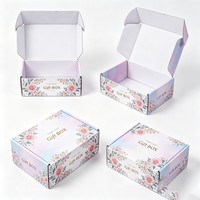 Boîte d'emballage en papier pliable de haute qualité, recyclable, pour vêtements, écharpes, ceintures, sous-vêtements, jupes, vente en gros