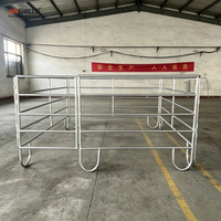 Panneaux de clôture portables en métal robustes pour le bétail, les moutons, les chèvres, les chevaux, les exploitations agricoles, les cours et l'élevage des animaux