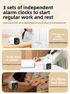 Llano TK3 Timer Gravity Sensor Flipping LED Display 4 Preset Time Countdown Cooking Study Mini <b>Digital</b> Electronic <b>Clock</b> TK3 Time - Product Image 3