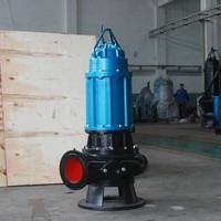 Pompe submersible industrielle verticale 15 CV 380 V 40 m pour le nettoyage des conduites d'égouts et des fosses minières, anti-colmatage et auto-amorçante