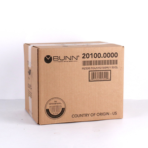 Filtre à café goutte à goutte biodégradable naturel de qualité supérieure, écologique, <span class=keywords><strong>Bunn</strong></span> 20100.0000-500/boîte, bols blancs en stock - Product Image 1