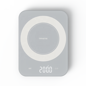 Transtek 5 kg 스마트 전자 디지털 주방 스케일 블루투스 연결을위한 흰색 유리 LCD 디스플레이 영양 스케일 1g B - Product Image 1