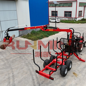 TC650L Forstkran gru forestale Holzkran Log Loader gru legname gru forestale con Grapples e argano idraulico della <span class=keywords><strong>foresta</strong></span> - Product Image 2