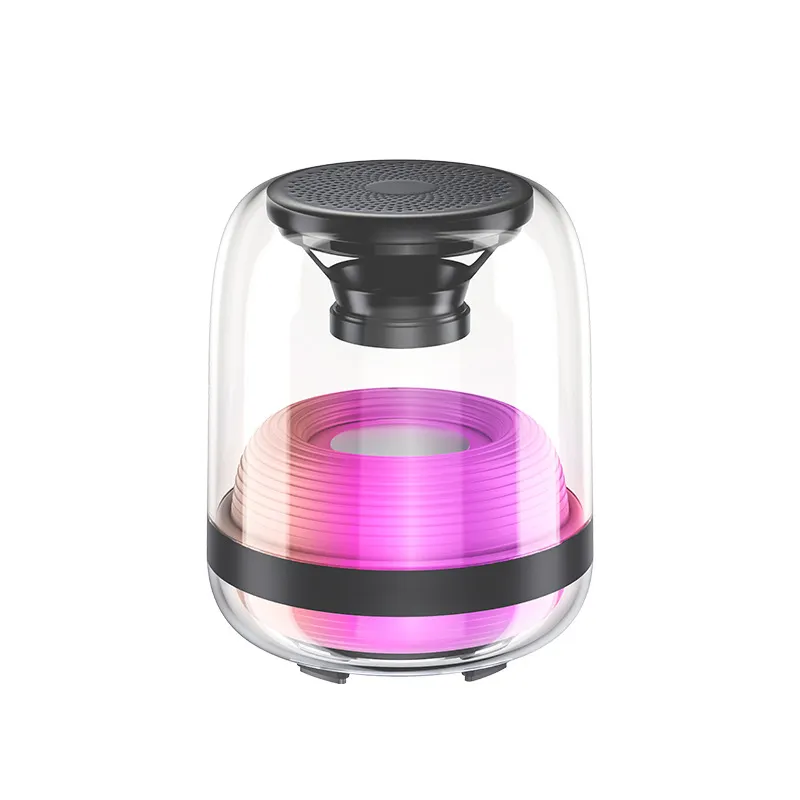 New 2023 Products OEM ODM Acrylic Clear LED Light Mini Speaker for Harman Kardon