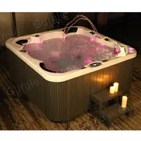 Luxury Bathtub/Hot Tub/ Shower Combo Intex Massage Bath 2 Person China Indoor  Hot Tubs Freestanding Bathtub with Step - China Hot Tub, Whirlpool Bathtubs