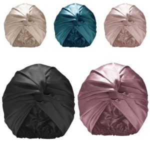 Personalisierte Satin-Nachtmützen mit Doppellage, schlicht, modisch, sexy Haarpflege-Bonnets für Erwachsene, täglicher Gebrauch, für alle Jahreszeiten, Damen - Product Image 4