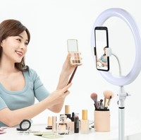 10 pouces beauté maquillage photographie mobile selfie led anneau lumineux avec trépied 10 pouces anneau lumière de remplissage lampe