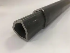 St52 Triangular Steel Tube Casing Pipes Pto Shaft For Agricultural Transmission Cold Drawn Seamless Pipe