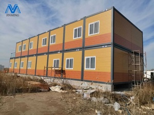Casa Container Prefabbricata Pieghevole Completamente Attrezzata con Imballaggio Piatto e Smontabile, Ideale per Negozio o Abitazione - Product Image 1