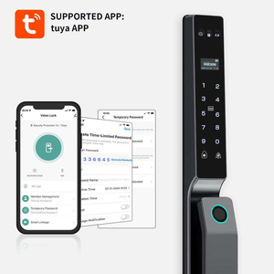 Glomarket 3D Face Recognition Smart Door <b>Lock</b> Waterproof Tuya WiFi With Camera Video Intercom for Family Door Security - Product Image 2