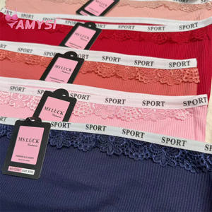 C2367 # XL XXL XXXL tamanho grande 100% algodão meados de ascensão das mulheres malha anti-bacteriana fina biquíni calcinha estilo mamãe - Product Image 3