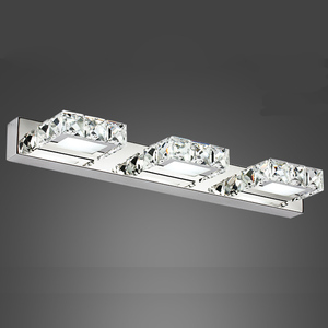 Bathroom Vanity <strong>Light</strong> 9W Warm White Cool White LED <strong>Wall</strong> <strong>Light</strong> <strong>Chrome</strong> Stainless Steel Crystal <strong>Light</strong> Fixture - Product Image 3