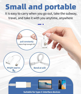 USB-<b>C</b> to USB a Adapter 3.0 OTG Cable Accessories Type Thunderbolt Port Mouse <b>Hub</b> for Galaxy S23 Ultra Pixel IPhone15 Pro - Product Image 2