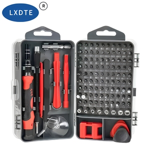 Juego de Destornilladores de Precisión LXD de 115 Piezas, Puntas Multiusos Phillips, Diseño Intercambiable, Mango de Acero para Reparación de Electrónicos - Product Image 4