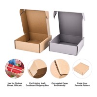 Coffrets cadeaux de qualité supérieure boîtes de faveur Kraft en papier recyclé brun pour la fête de mariage artisanat cadeau de Thanksgiving