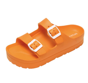 <strong>Women's</strong> Comfortable Fashion Solid EVA Platform Sandals With Soft <strong>Arch</strong> Thick Sole Adjustable <strong>Fit</strong> - Product Image 6