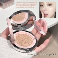 Fond de Teint Coussin d'Air Haute Qualité Longue Tenue Hydratant Naturel Translucide Éclaircissant Correcteur Cosmétiques pour la Peau