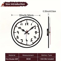 Jam Dinding Minimalis Modern Elegan dengan Desain Angka Artistik, Jam Dinding Dekoratif Tanpa Suara dan Tanpa Bunyi Tik-tok untuk Ruang Tamu, Rumah, atau Kantor
