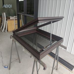 Dimensions et couleurs personnalisées Design moderne Fenêtres <span class=keywords><strong>de</strong></span> <span class=keywords><strong>toit</strong></span> suspendues en alliage d'aluminium et en verre avec ouverture automatique - Product Image 6