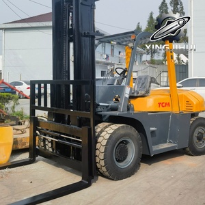 Chariot élévateur TCM FD70Z8 7 tonnes, chariot élévateur d'occasion, Japon, 6 tonnes, moteur Isuzu 6BG1, machine d'occasion, chariot élévateur à essence, 4500 mm, 7000 kg - Product Image 3