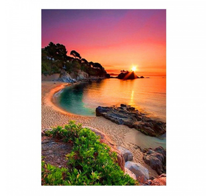 Fai da te personalizzato 40*50 all'ingrosso pittura fai da te casa paesaggio naturale decorazione pittura diamante personalizzato pittura diamante 5D - Product Image 1