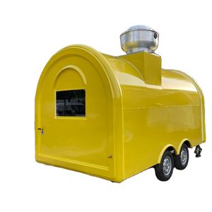 Remorques de camion alimentaire de seconde main Lait de <span class=keywords><strong>noix</strong></span> Cuisine pour 12ft 13ft 16ft 20ft Équipement mobile de restaurant - Product Image 6