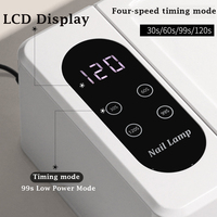 Lampe UV LED Professionnelle 380 W 96 Billes pour Séchage Rapide Gel Ongles, Outils d'Art Ongulaire avec Repose-Main, Sèche-Ongles UV Solaires pour Faux Ongles Personnalisés