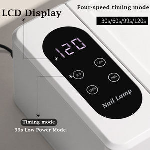 Professionele 380W 96 LED <span class=keywords><strong>Lamp</strong></span> voor het uitharden van gel nagels met handkussen, op maat gemaakte press-on nagels, <span class=keywords><strong>UV</strong></span> LED nageldroger - Product Image 4