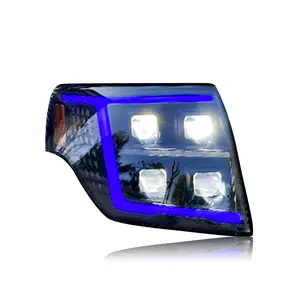 Fabricantes para Pajero V93 V97 2009-2021 farol LED para Mitsubishi com acessório de luzes traseiras de animação dinâmica