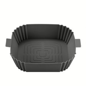 Cesta de silicona universal reutilizable para freidora de aire, apta para alimentos, revestimiento de silicona para freidora de aire, bandeja de silicona para hornear en freidora de aire - Product Image 6