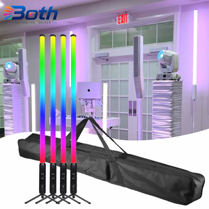 360 °   หลอดไฟ LED พิกเซลสีสันสดใส ใช้พลังงานแบตเตอรี่ ไร้สาย ควบคุมด้วย DMX สำหรับงานแสดงบนเวที ปาร์ตี้ และโชว์ - Product Image 1